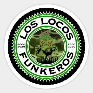 Los Locos Funkeros - ECCC 2020 - Swamp Thing Federico Sticker